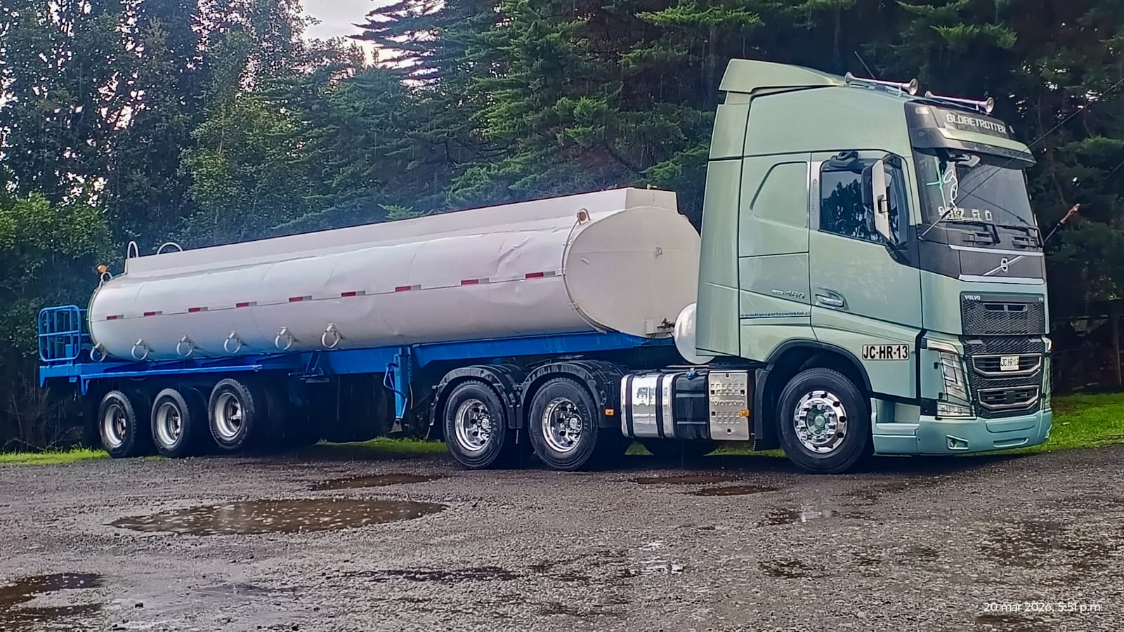 Flota de camiones Transportes Winkler